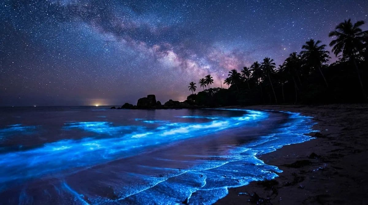 Bioluminescence and the Blue Glow: Where the Sea Lights Up