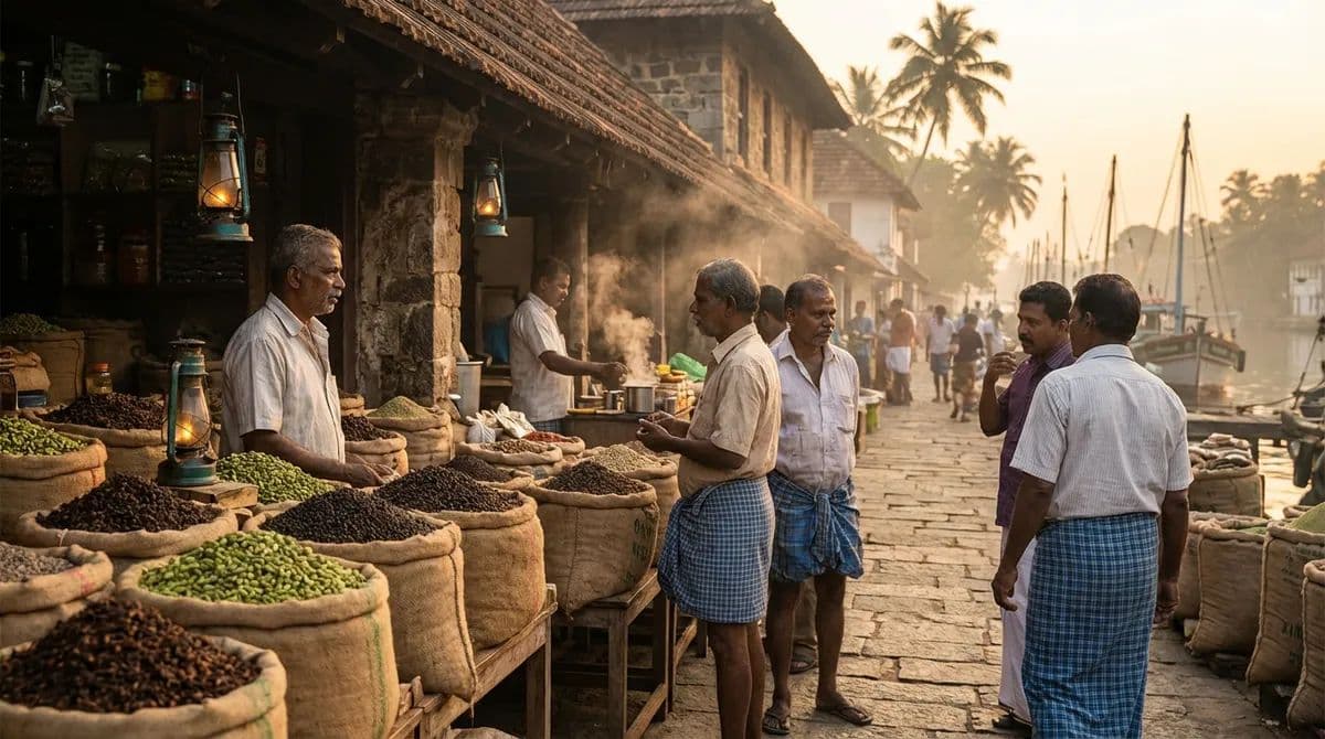 The Spice Route's Living Memory: Kerala's Markets at Dawn